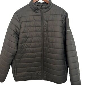 Eddie Bauer NWOT Men's‎ XL dark gray winter puffer coat jacket